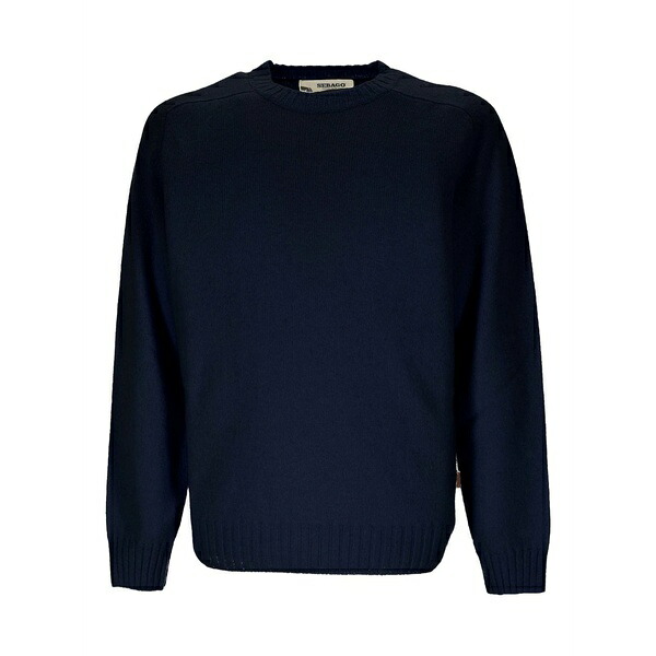 セバゴ メンズ 編み物\u0026スウェーター アウター Wool sweater Blue