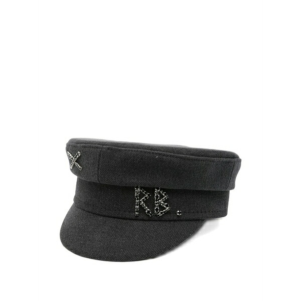 ラスランバジンスキー レディース 帽子 アクセサリー Chain embellished hat Black|asty