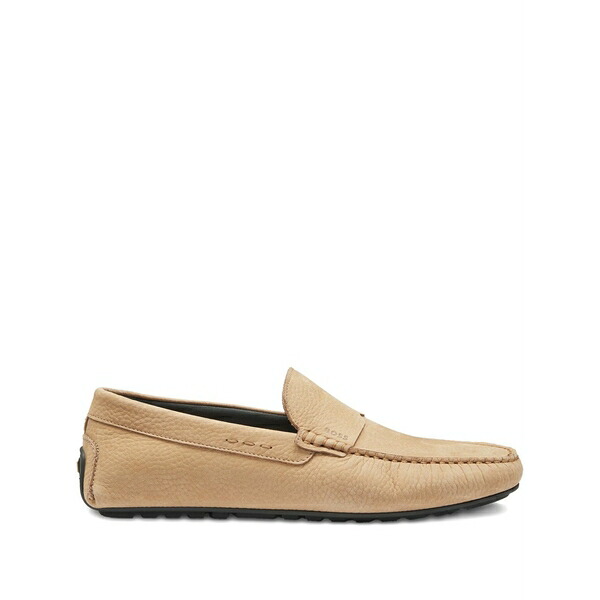 雇い主 メンズ スリッポン・ローファー シューズ Leather loafers Neutrals