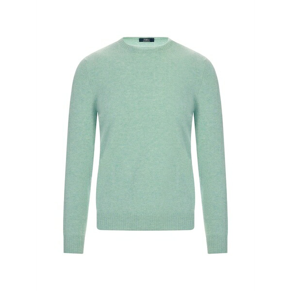 フェデーリ メンズ 編み物\u0026プルオーバー アウター Crew-neck sweater Green