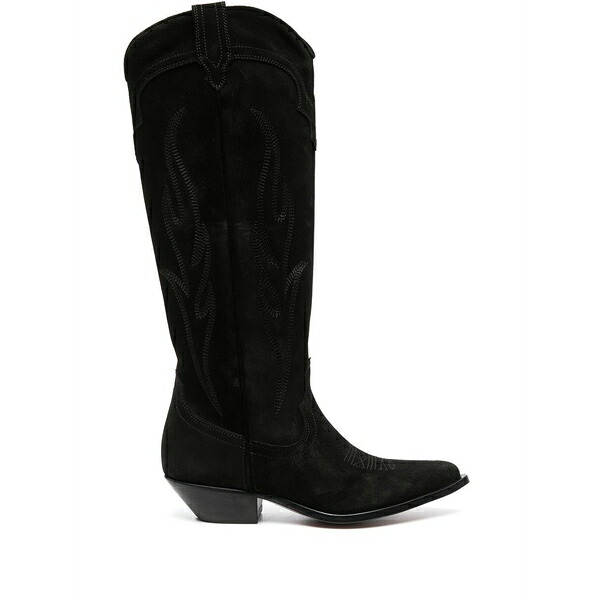 ソノラ レディース ブーツ シューズ 40粍 western-style suede boots Black