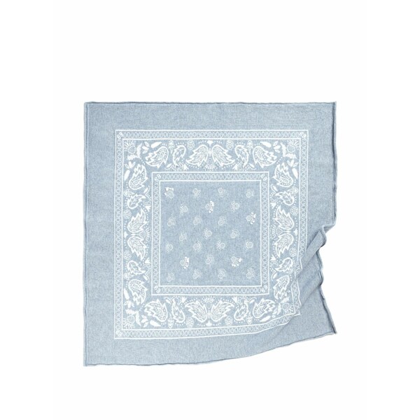 バリー レディース えり巻き・袈裟・えり巻き 付属物 Paisley cashmere bandana Blue