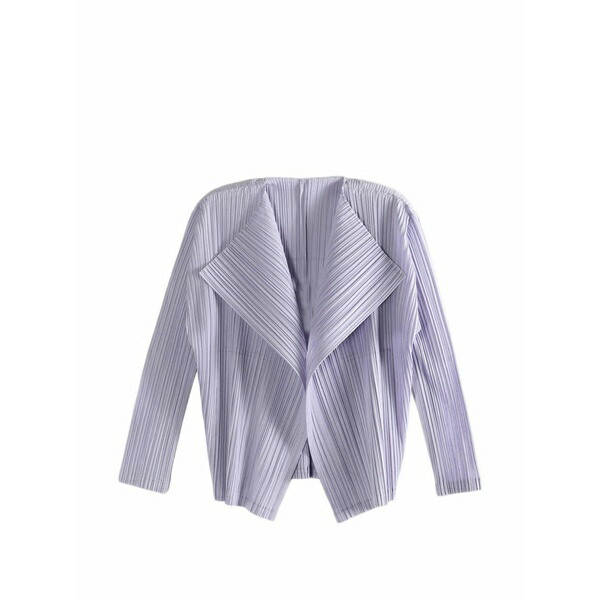 筋目 プリーズ イッセイ ミヤケ レディース 上衣＆上衣 アウター Pleated jacket Purple