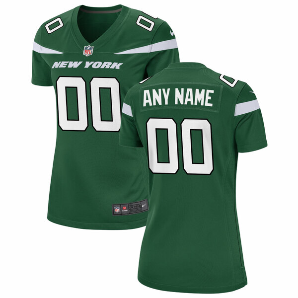 高い品質高い品質ナイキ レディース ユニフォーム トップス New York Jets Nike Women's Custom Game Jersey  Gotham Green レディースファッション