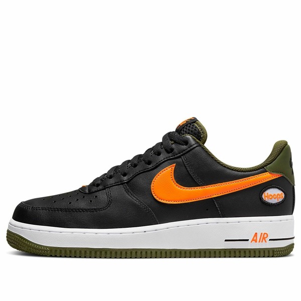 Nike ナイキ メンズ スニーカー 【Nike Air Force 1 '07 LV8 'Hoops - Black Total Orange' DH7440-001】 サイズ US_11.5(29.5cm)|asty