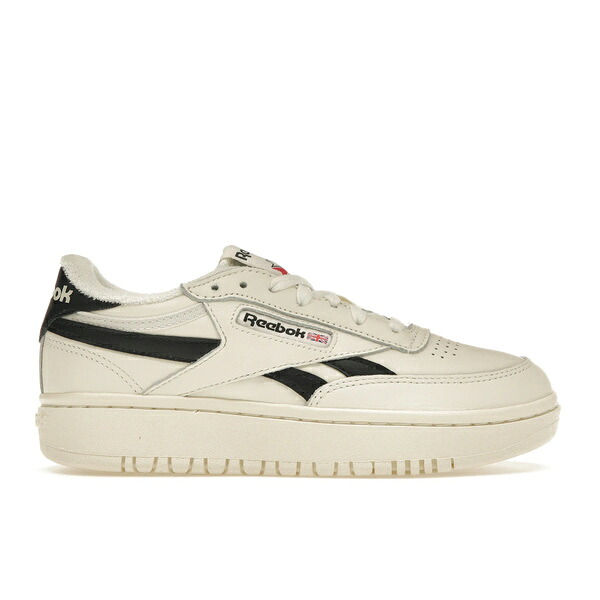 Reebok リーボック レディース スニーカー 【Reebok Club C Double Chalk Black (Women's)】 サイズ US_7.5(24.5cm) Chalk/Core Black/Chalk
