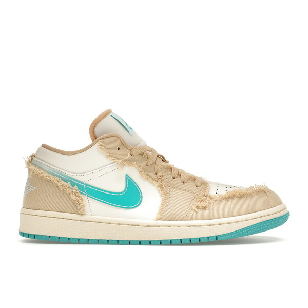 Jordan ジョーダン レディース スニーカー 【Jordan 1 Low SE Wave (Women's)】 サイズ US_6.5(23.5cm) Sesame/Glacier Blue/Sail/Dusty Cactus