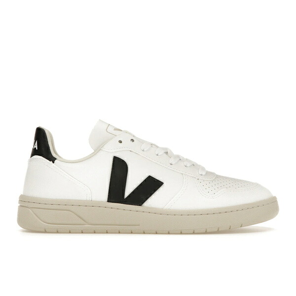 Veja ヴェジャ レディース スニーカー 【Veja V-10 White Black (Women's)】 サイズ EU_39(25cm) White/Black