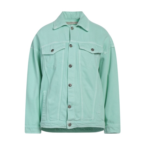 【貨物輸送無料】 ヒノミネイト レディース 上衣＆上衣 アウター Denim outerwear Green