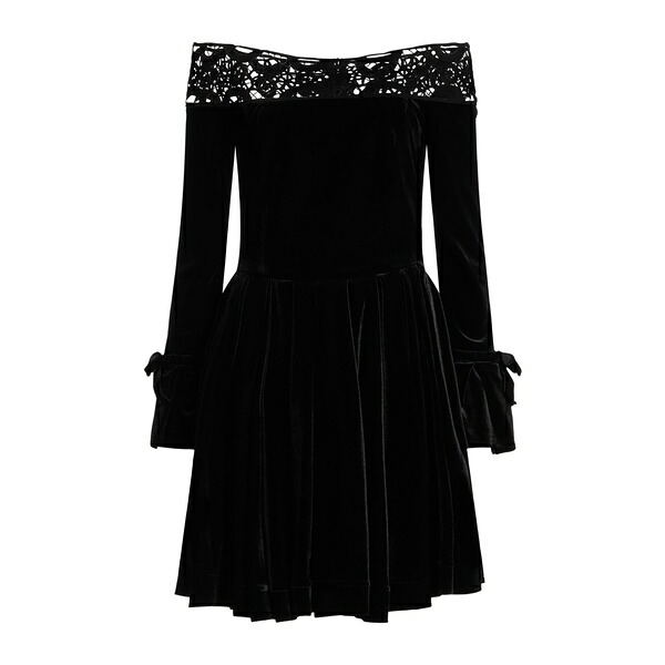 【送料無料】 バビロン レディース ワンピース トップス Mini dresses Black|asty