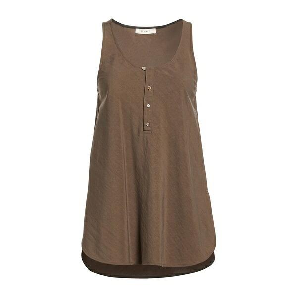 【貨物輸送無料】 ルメール レディース ティーシャツ トップス Tops Brown レディースファッション-Tシャツ・カットソー-トップス