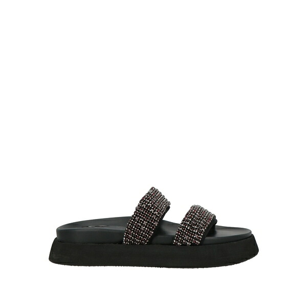 【送料無料】 トスカブルー? レディース サンダル シューズ Sandals Black|asty