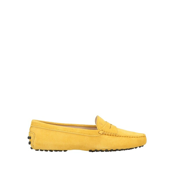 【貨物輸送無料】 ホー火器 レディース スリッポン・ローファー シューズ Loafers Yellow