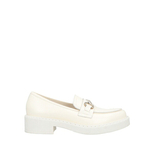 【貨物輸送無料】 ロレッタ ペッティナーリ レディース スリッポン・ローファー シューズ Loafers White