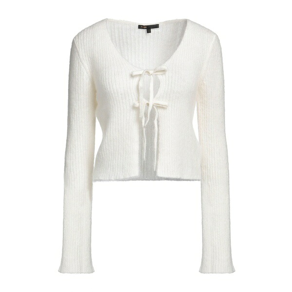 【貨物輸送無料】 マージュ レディース ジレー アウター Cardigans White