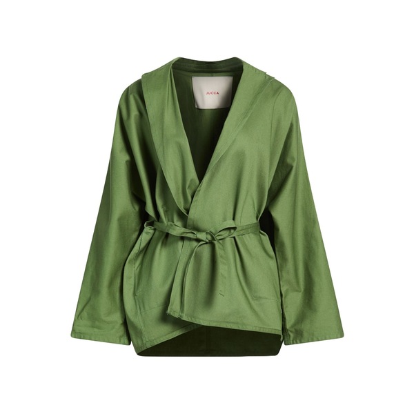 【貨物輸送無料】 ユッカ レディース 上衣＆上衣 アウター Jackets Green レディースファッション-コート・ジャケット