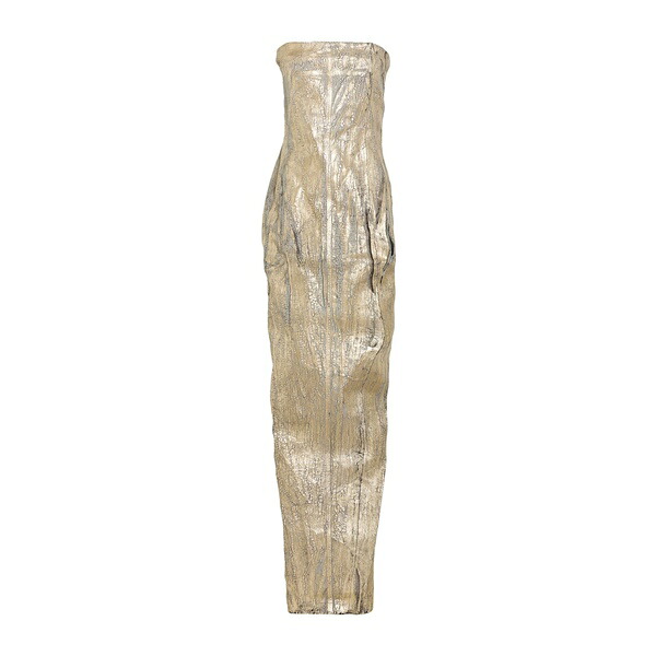 【貨物輸送無料】 リックオウエンス レディース 衣裳 トップス Maxi dresses Metallic