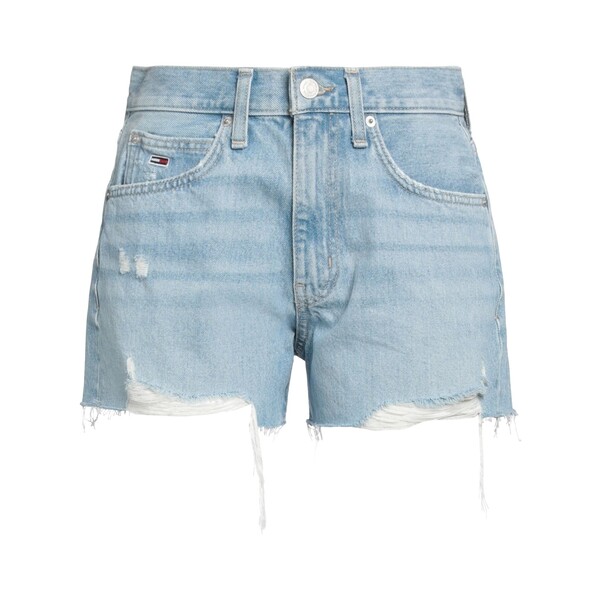 【貨物輸送無料】 トミー ヒルフィガー レディース ジーンズズボン下 ボトムス Denim shorts Blue ボトムス-レディースファッション-パンツ
