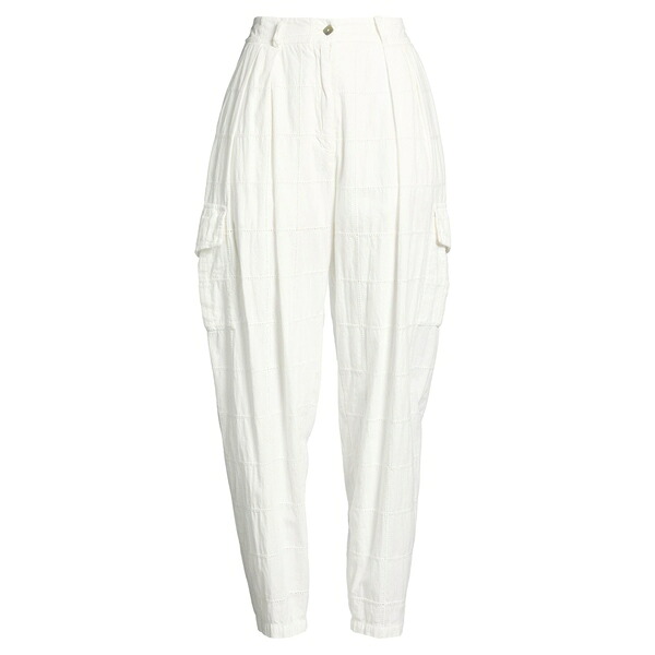 【送料無料】 フロント ストリート 8 レディース カジュアルパンツ ボトムス Pants White|asty
