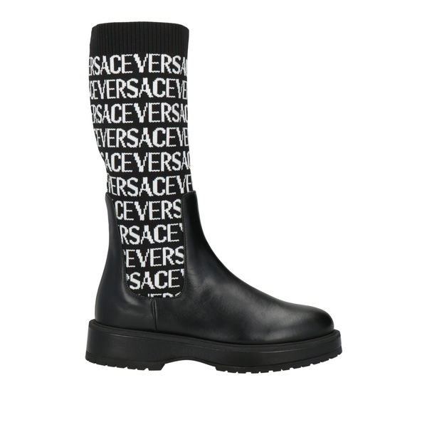 【貨物輸送無料】 ヴェルサーチ レディース ブーツ シューズ Boots Black