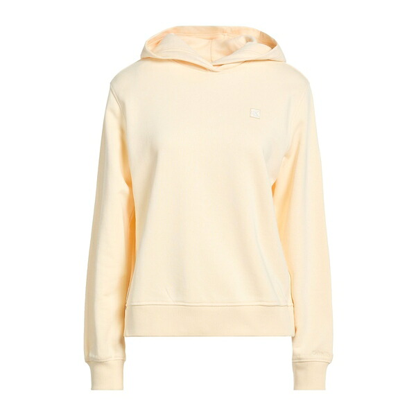 【貨物輸送無料】 カルバンクライン レディース パーカー・スウェットシャツ アウター Sweatshirts Yellow