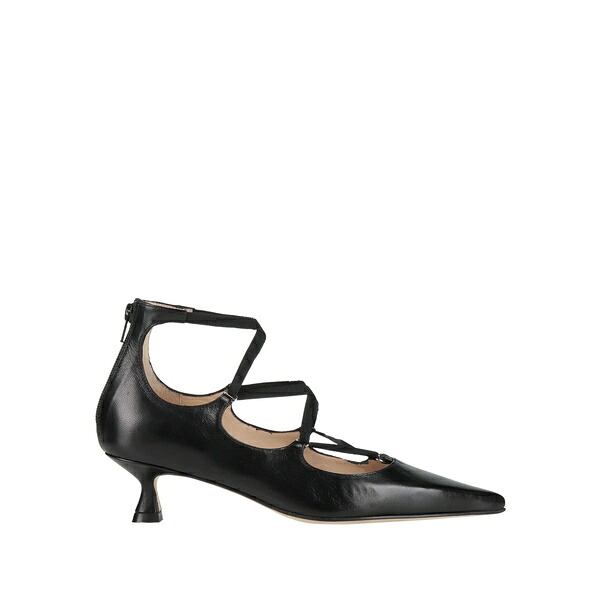 【貨物輸送無料】 アンナ・エフ レディース パンプス シューズ Pumps Black