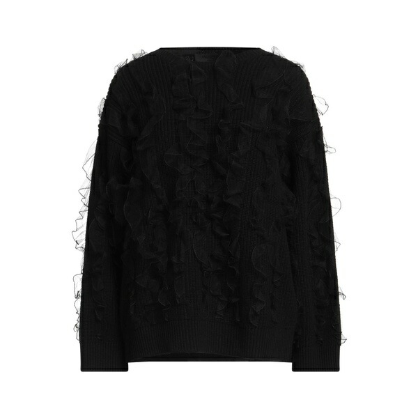 【貨物輸送無料】 ヴァレンティノ ガラヴァーニ レディース 編み物\u0026プルオーバー アウター Sweaters Black