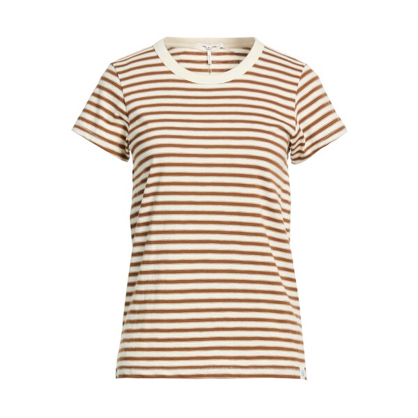 【貨物輸送無料】 ラグアンドボーン レディース プルオーバー トップス T-shirts Brown