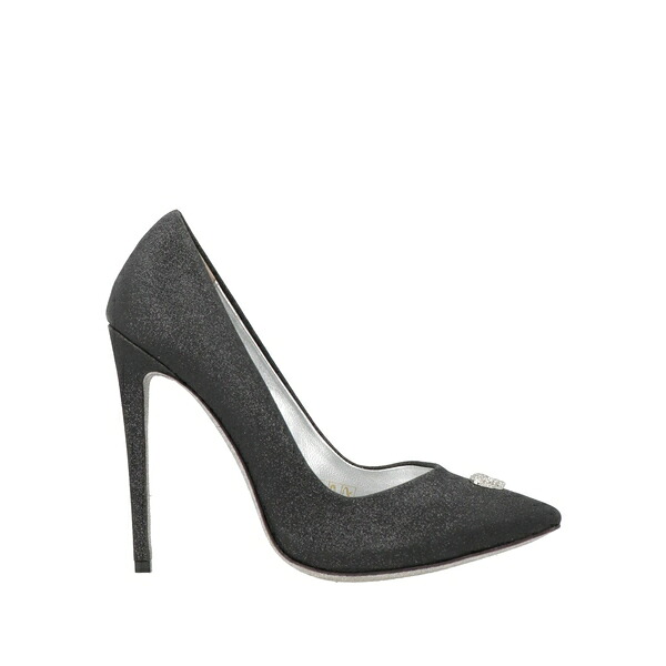 【貨物輸送無料】 フィリップ飾り気の無い レディース パンプス シューズ Pumps Black