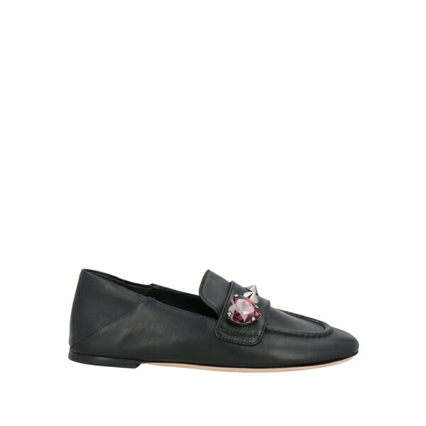 【貨物輸送無料】 エージーエル レディース スリッポン・ローファー シューズ Loafers Black