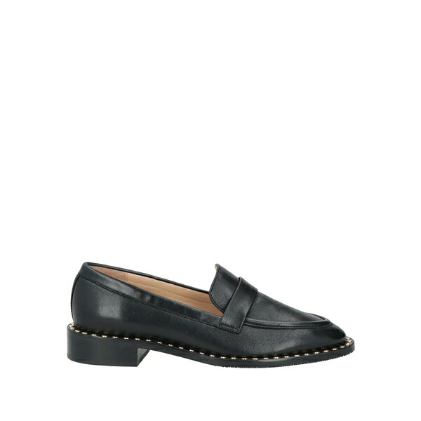 【貨物輸送無料】 スチュアート ワイツマン レディース スリッポン・ローファー シューズ Loafers Black