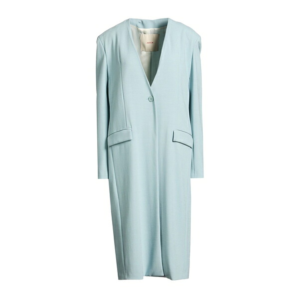 【送料無料】 ユッカ レディース ジャケット&ブルゾン アウター Overcoats & Trench Coats Azure|asty