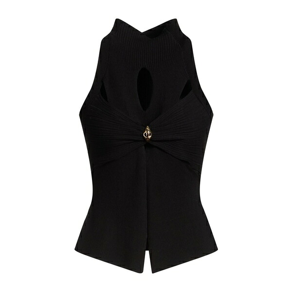 【貨物輸送無料】 エリザベスフランキ レディース プルオーバー トップス Tops Black