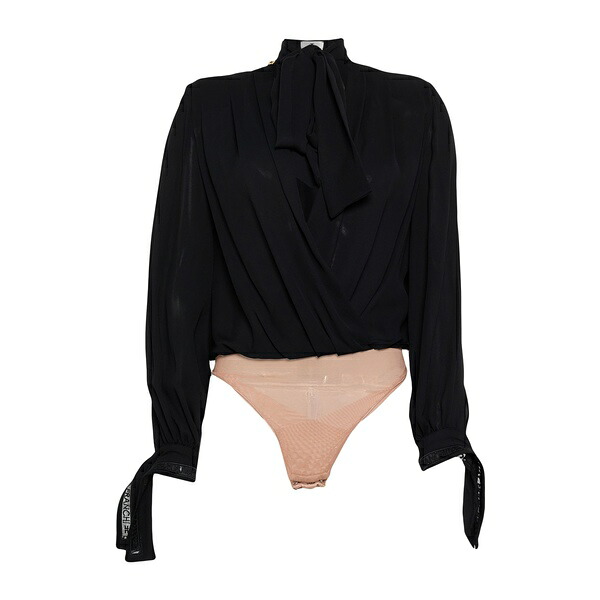 【貨物輸送無料】 エリザベスフランキ レディース ティーシャツ トップス Bodysuits Black トップス-レディースファッション-Tシャツ・カットソー