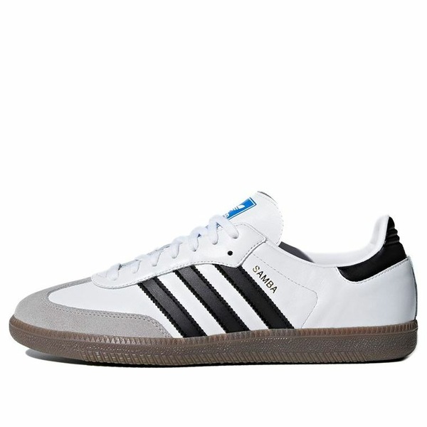adidas アディダス メンズ スニーカー  【adidas Samba OG \u0027White Black Gum\u0027 B75806】  大きさ US_6(24.0糎)