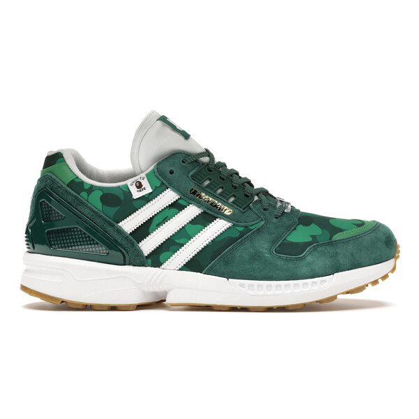 adidas アディダス メンズ スニーカー 【adidas ZX 8000 Bape Undefeated Green】 サイズ US_10(28.0cm) Green/Green/White｜asty 59,290円