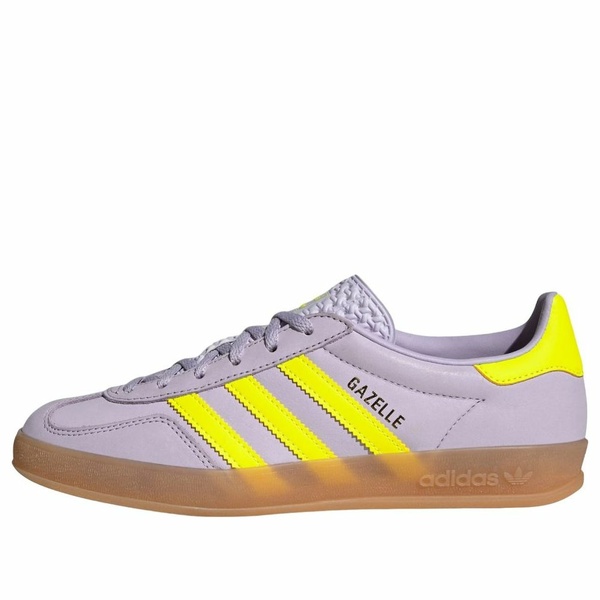 adidas アディダス レディース スニーカー 【(WMNS) adidas Gazelle Indoor 'Silver Dawn Solar Yellow' IH5492】 サイズ US_9.5(26.5cm)|asty