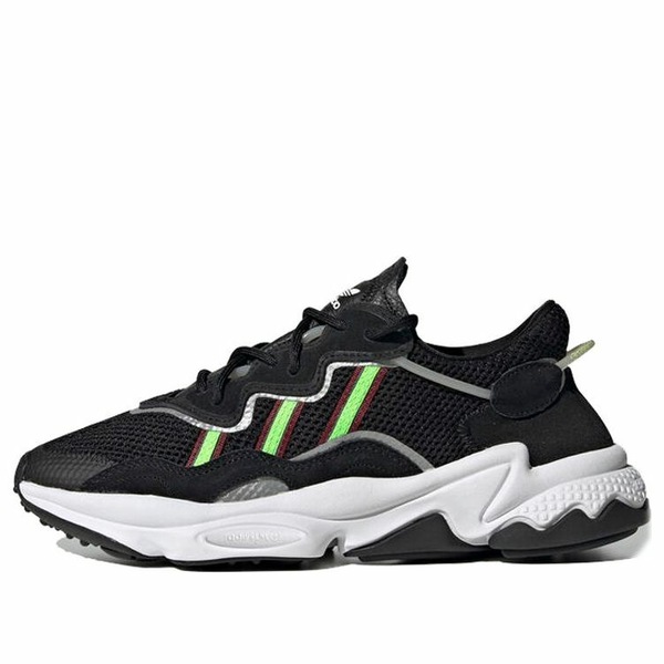 adidas アディダス レディース スニーカー  【(WMNS) adidas Ozweego \u0027Black Solar Green\u0027 EF0158】  大きさ US_6(23.0糎)