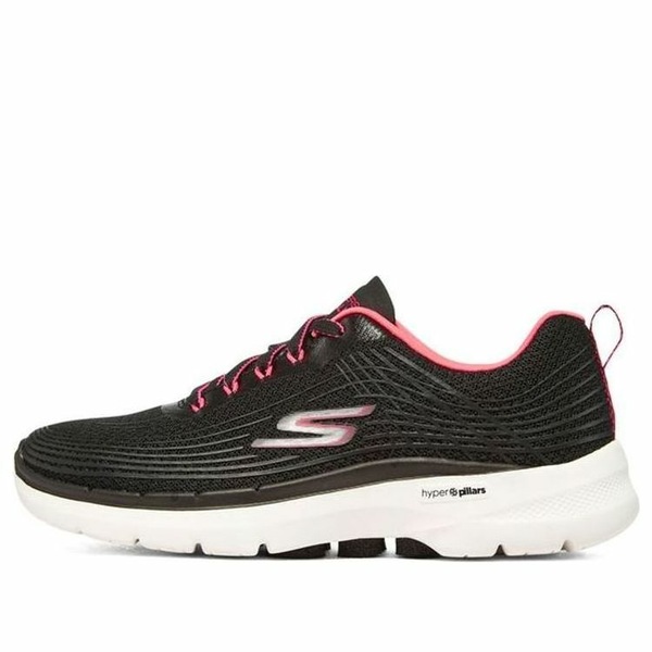 Skechers スケッチャーズ レディース スニーカー  【(WMNS) Skechers Go Walk 6 \u0027Stunning Glow - Black Hot Pink\u0027 124554-BKHP】  大きさ US_5(22.0糎)