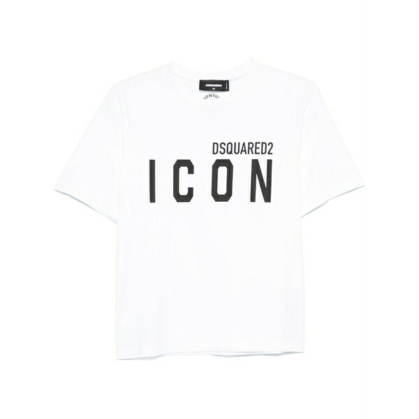 ディースクエアード レディース プルオーバー トップス Icon forever easy t-shirt White