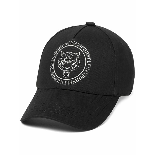 飾り気のない運動競技 メンズ 鳥打ち帽 付属物 Carbon tiger-print baseball cap Black