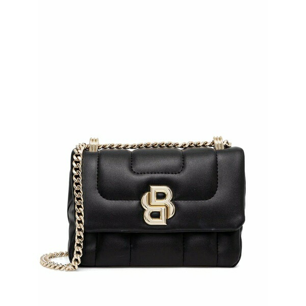 ボス レディース ショルダーバッグ バッグ Logo-plaque crossbody bag Black