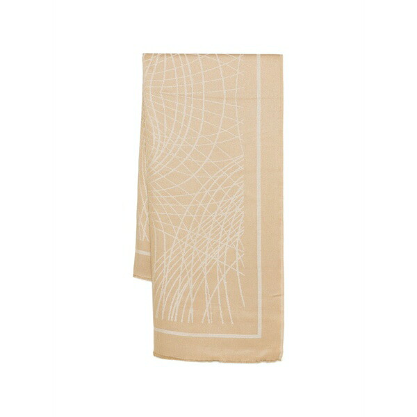 エリザベスフランキ レディース えり巻き・袈裟・えり巻き 付属品 Geometric-print scarf Neutrals