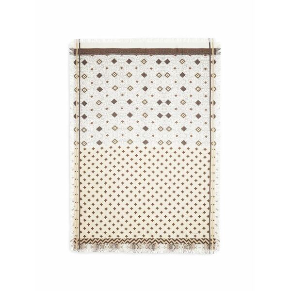 ピエール＝ルイ・マシア メンズ えり巻き・袈裟・えり巻き 付属物 Geometric-pattern fringed scarf Neutrals