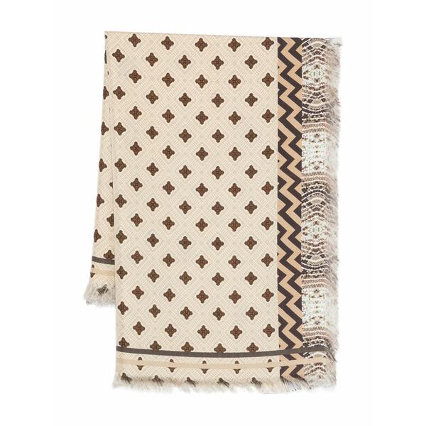 ピエール＝ルイ・マシア メンズ えり巻き・袈裟・えり巻き 付属物 Aloeuw fringe-edge silk scarf Neutrals