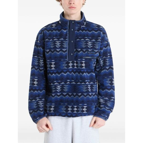 コロンビア メンズ パーカー・スウェットシャツ アウター helvetia print sweatshirt Blue｜asty