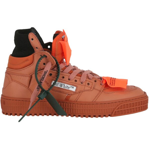 OFF-WHITE オフホワイト レディース スニーカー  【OFF-WHITE Off-Court 3.0 Leather High Top Sneaker Terracotta (Women)】  サイズ US_8(25.0cm) Terracotta