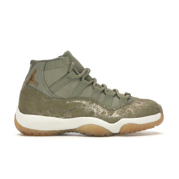 Jordan ジョーダン レディース スニーカー 【Jordan 11 Retro Neutral Olive (Women's)】 サイズ US_7(24.0cm) Neutral Olive/Metallic Stout-Sail画像
