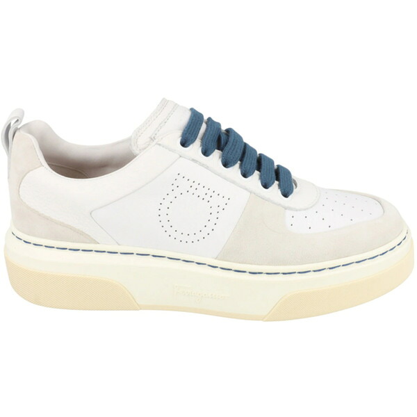 Ferragamo フェラガモ レディース スニーカー  【Ferragamo Cassina Low-Top Sneakers White (Women)】  サイズ US_6(23.0cm) White