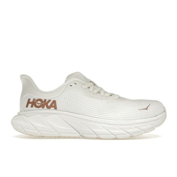 Hoka One One ホカオネオネ レディース スニーカー  【Hoka One One Arahi 7 Blanc De Blanc Rose Gold (Women)】  サイズ US_W_10 Blanc De Blanc/Rose Gold